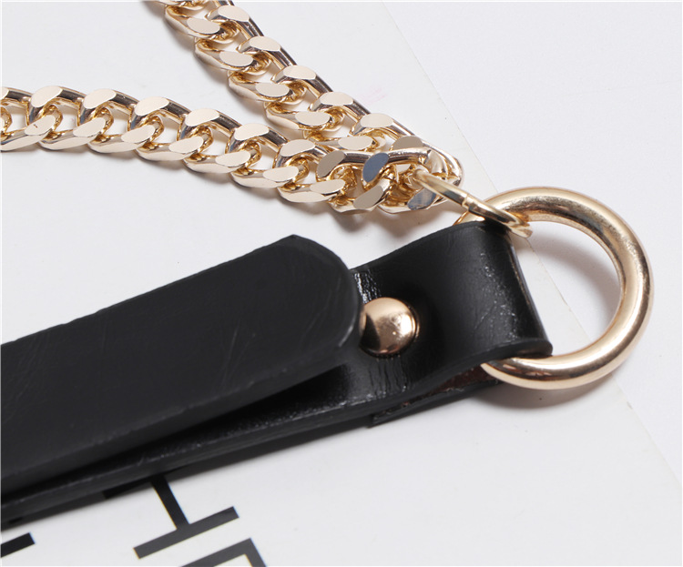 Title 8, Personalized All-match Chain Stitching Small Belt