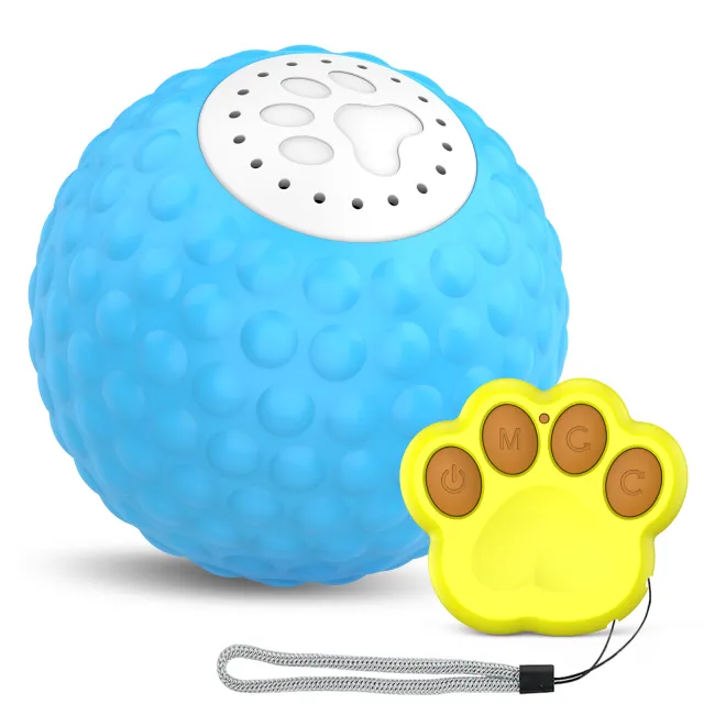 Pet Smart Toy Cat Ball Rolling Ball Sound Teasing Cat Ball Cat Upgrade Remote Control Blue - Shop at LoveMi