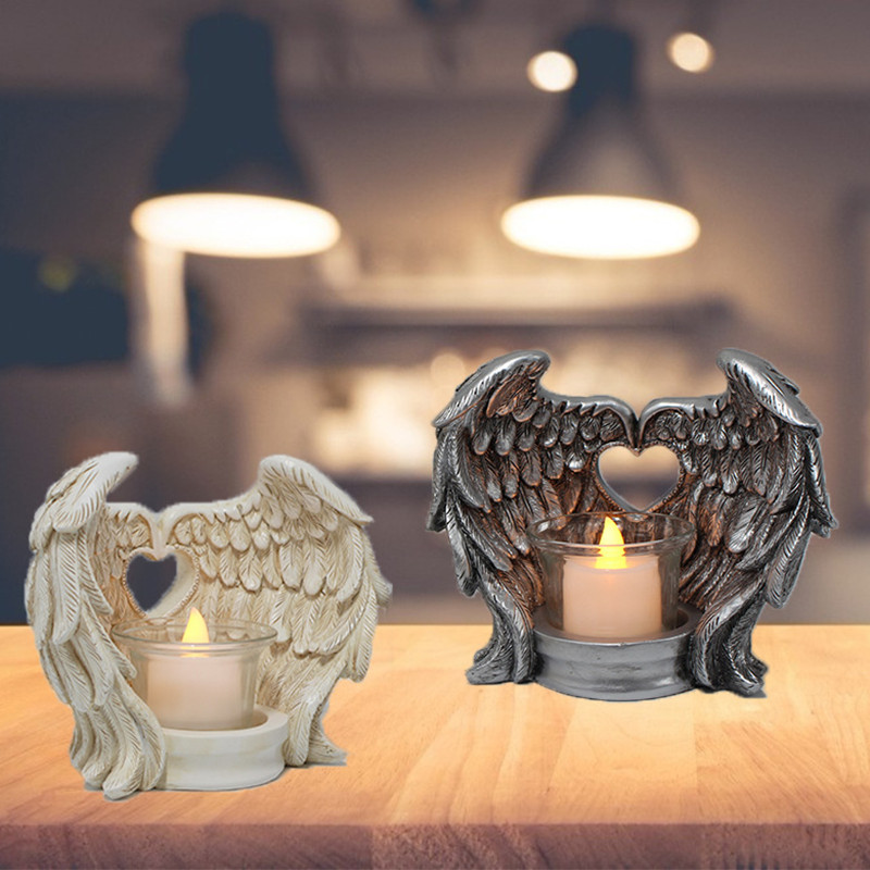 Resin Wing Candle Holder, picture 2 of 4