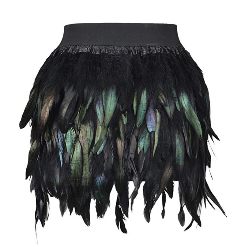 Title 7, Feather short skirt