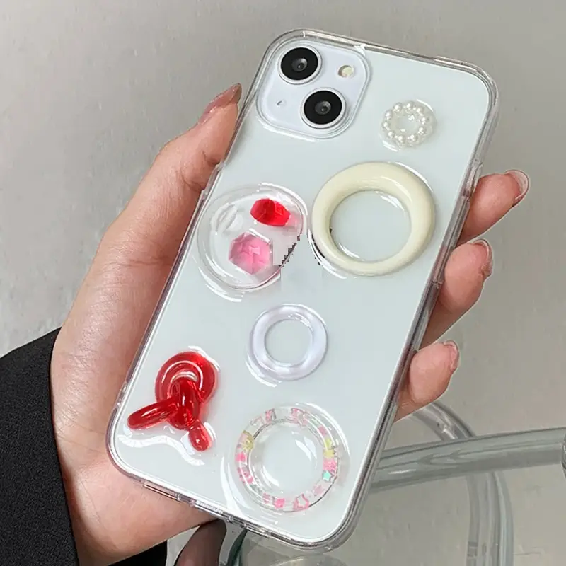 All-inclusive Epoxy Handmade Soft Shell Phone Case