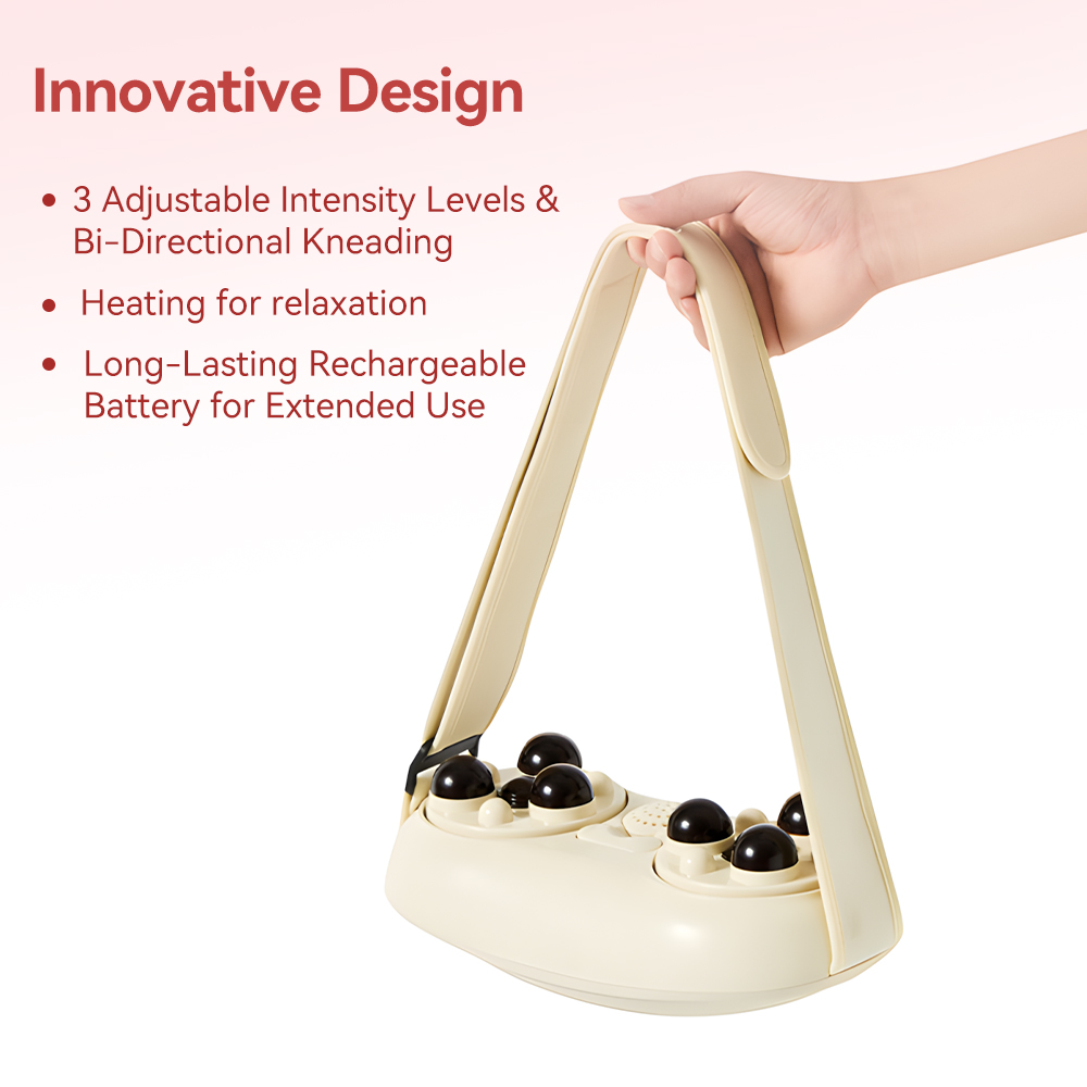 Smart Heating Massager  Human Hand Simulation Abdominal Massager  Red Light Heat Therapy Portable Home Use Ideal Gift Choice