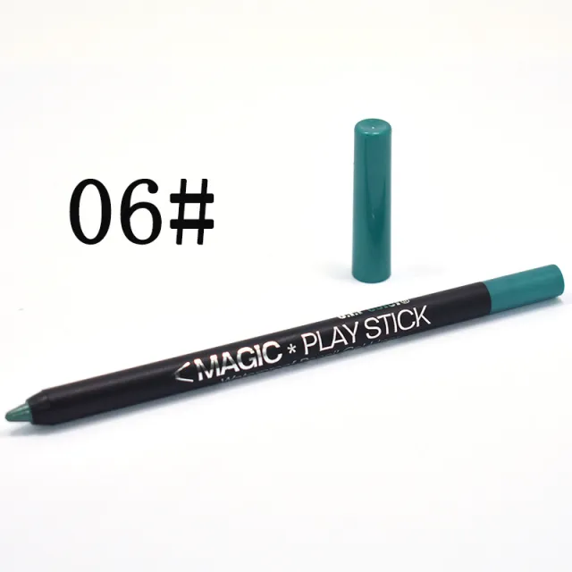 12 Color Eyeliner Pencil Pearl Eyes Lying Silkworm 6Style - Shop at LoveMi