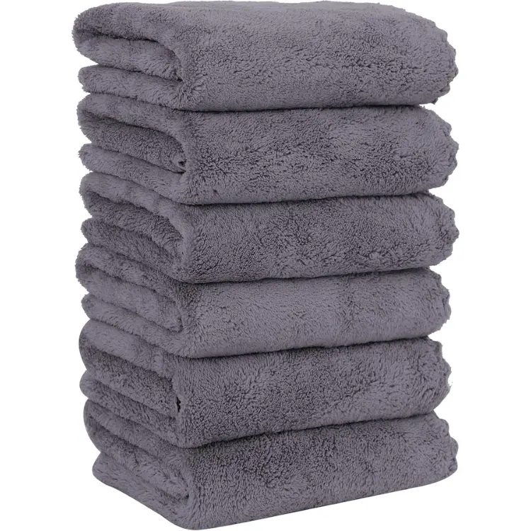 6 Pack Premium Hand Towels - Quick