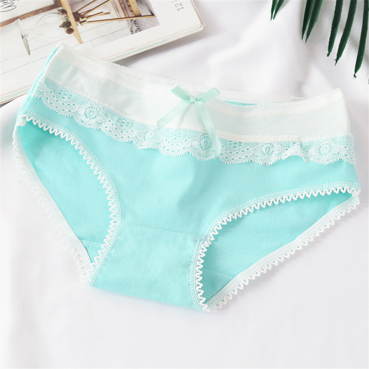 Title 9, Candy Color Cotton Ladies Cute Bow Panties