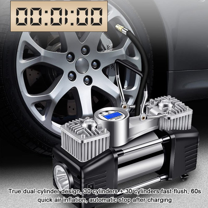Dual-cylinder Tire Inflator, 50 Liters Minute — image 3