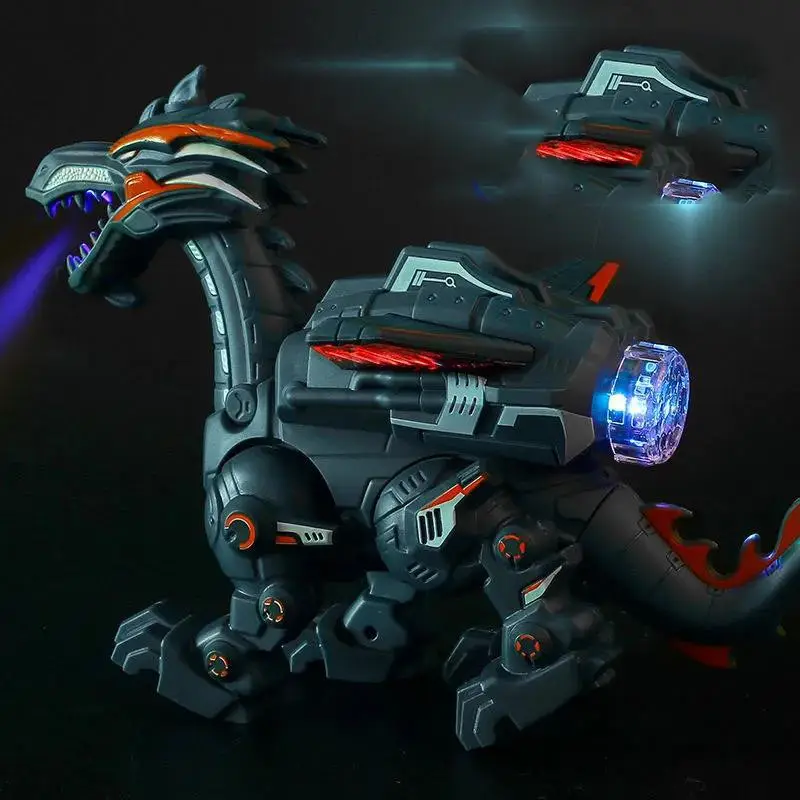 Electric Spray Mechanical Dinosaur Toy Model Multifunctional