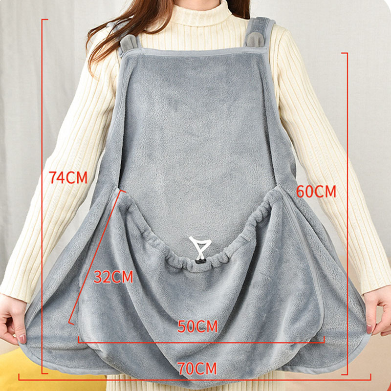Soft Plush Pet Apron Vest – Non-Stick, Anti-Grab Camisole for Cats & Small Pets - Image 1