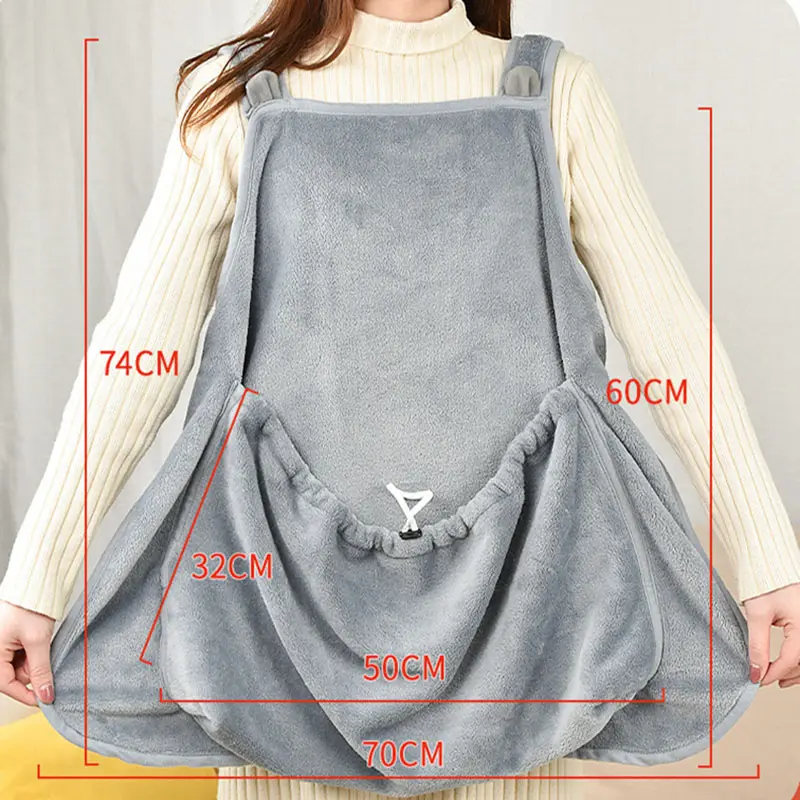 Touch The Cat Clothes Pets Apron Non-stick
