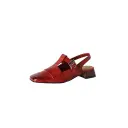 Women's Handmade Full-Grain Leather T-Strap Slingback Mary Jane Sandals, Square-Toe Block Heel Shoes view 4