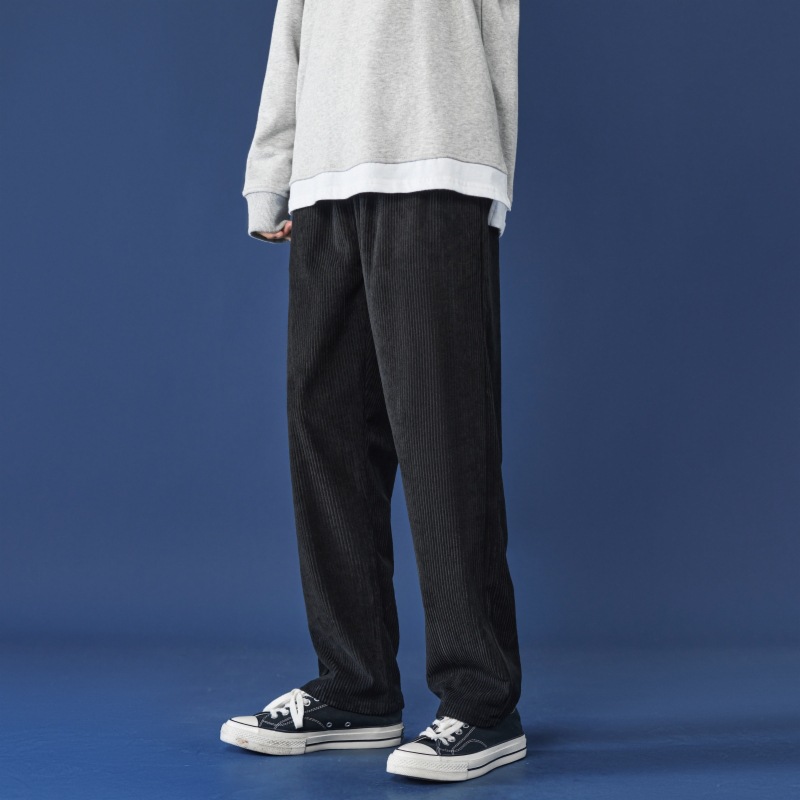 Men's Loose Corduroy Drape Casual Sports Pants