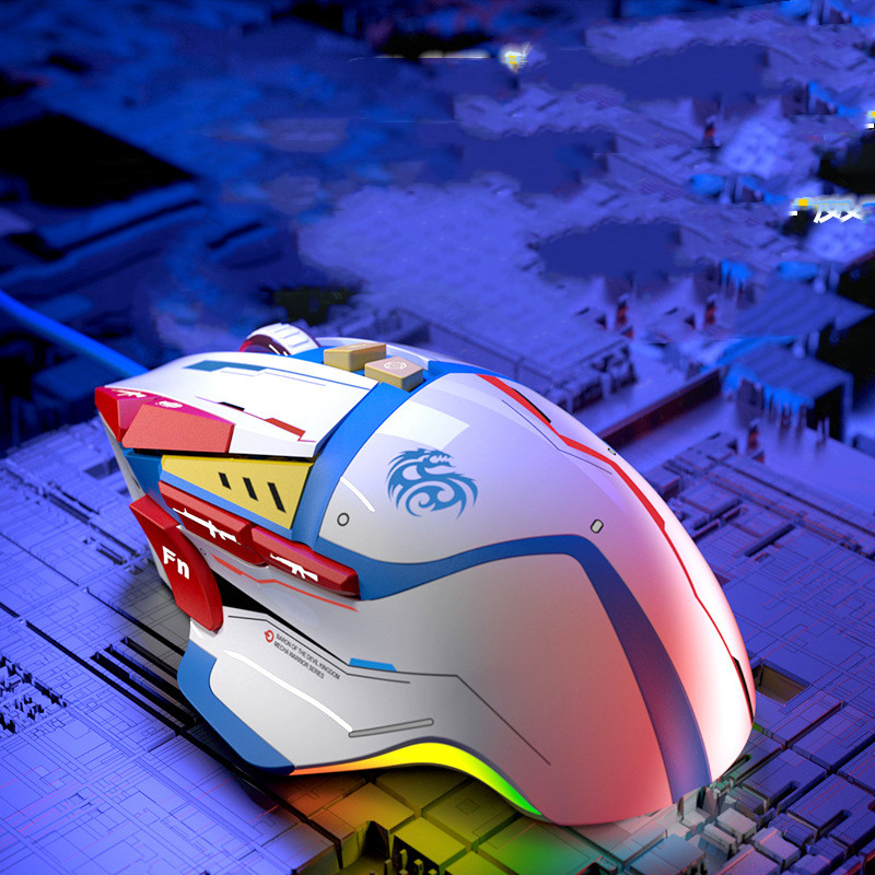 Desktop Wired Automatic Pressure Grab Mouse — foto 5