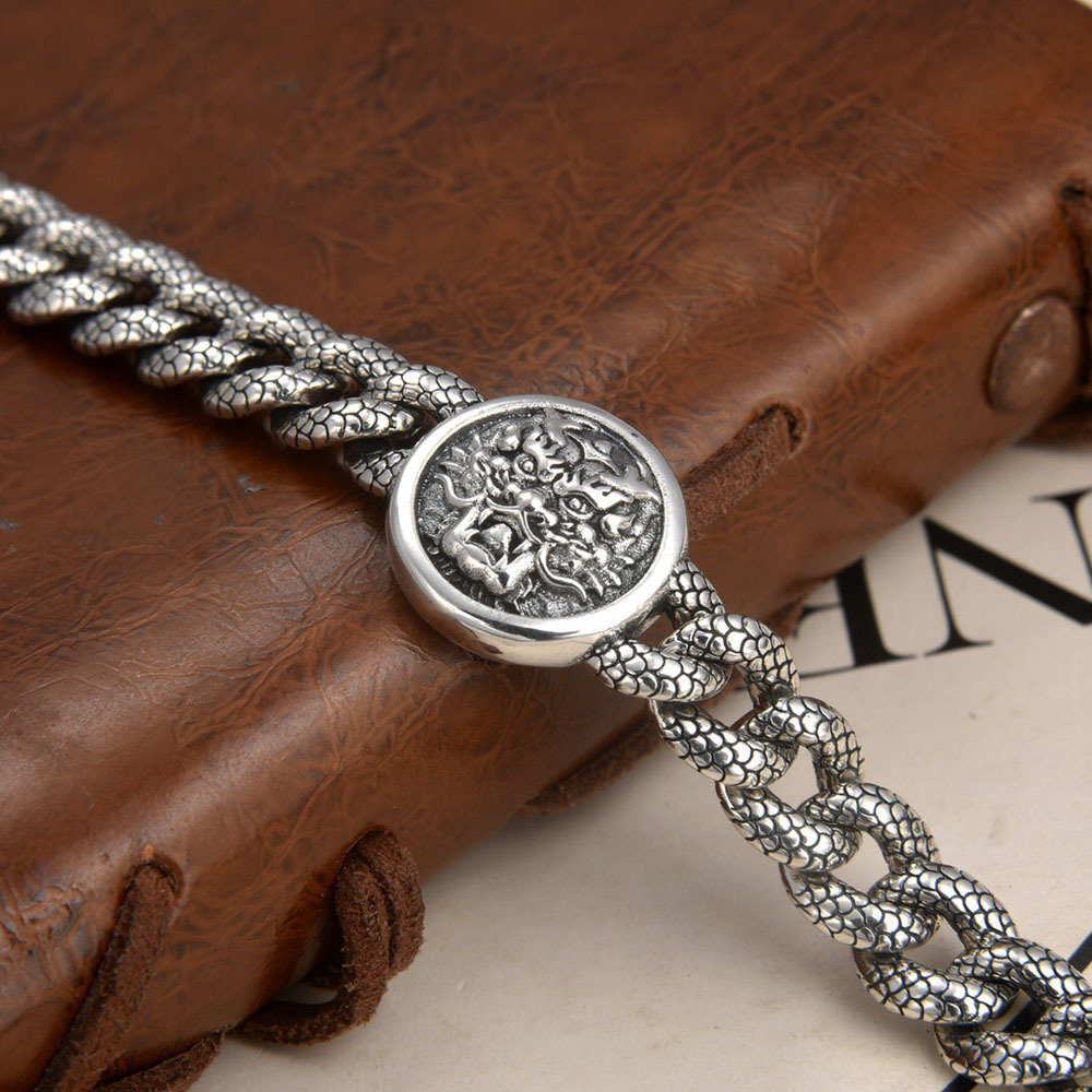 Dragon Scale Bracelet S925 Sterling Silver New Chinese Style