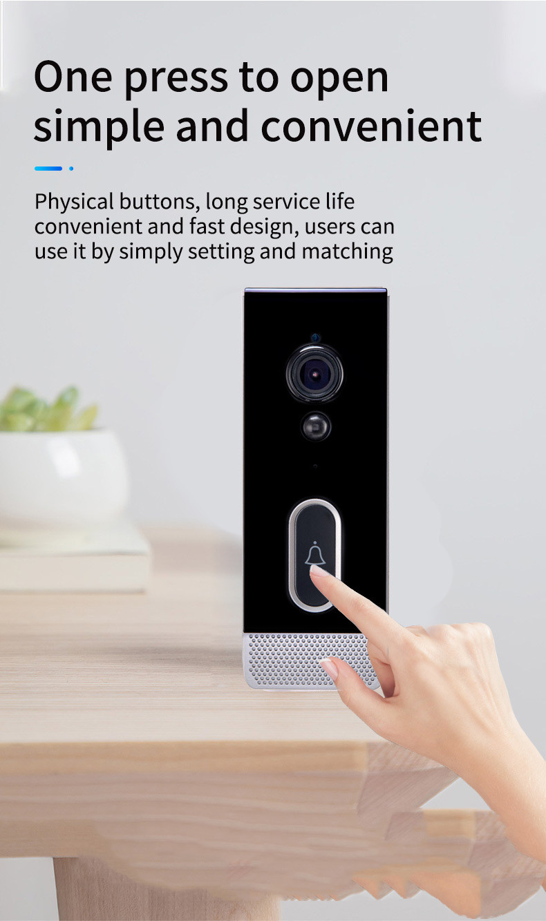 DB205 Smart Visual Doorbell Mobile Real-time Push