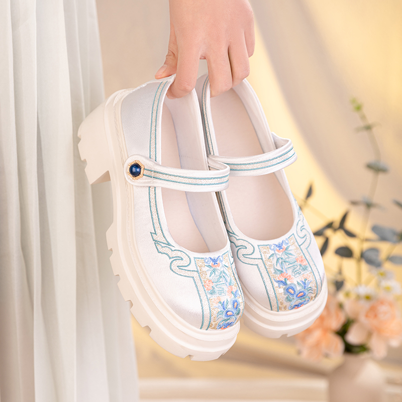 Embroidered Mary Jane Flats, picture 2 of 5