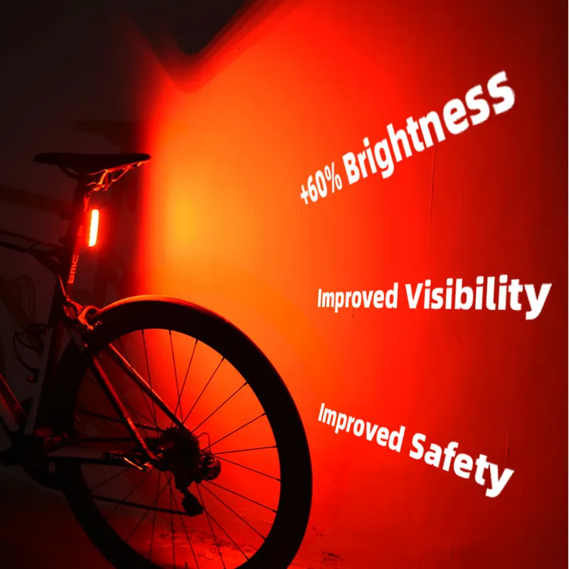 Bicycle Tail Light Cushion Seat Rod Double