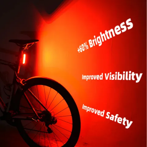 Bicycle Tail Light Cushion Seat Rod Double Bracket Night