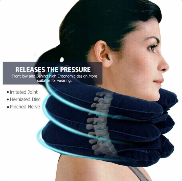 Collier de Traction Cervicale Gonflable – Soulagement Immédiat