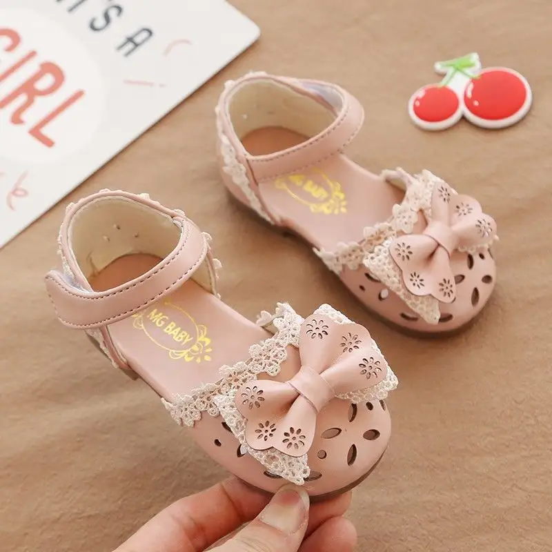 Summer Girls Shoes Baotou Baby Sandals Soft Bottom Non-slip