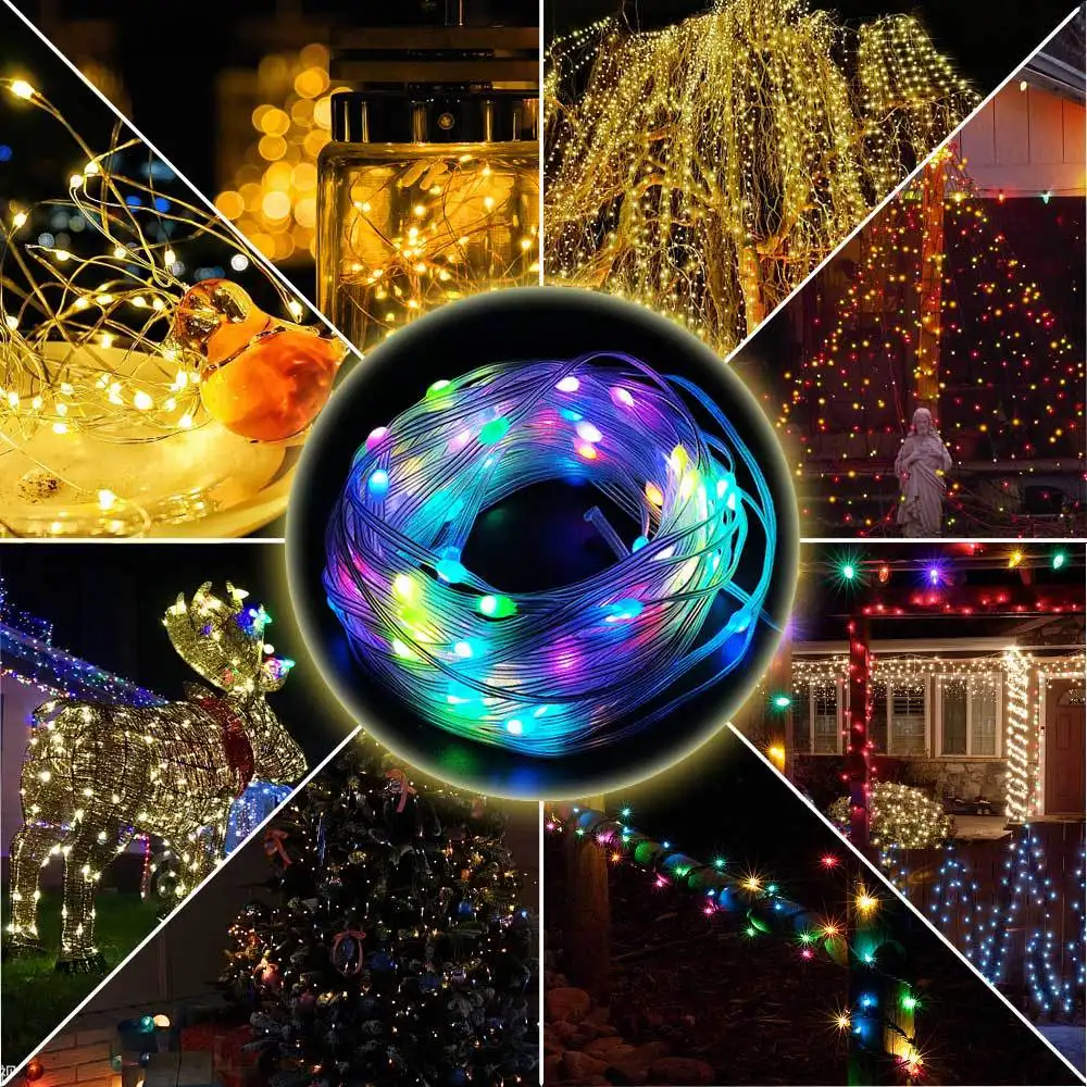 Christmas LED Leather Wire Light String Low Voltage 24v