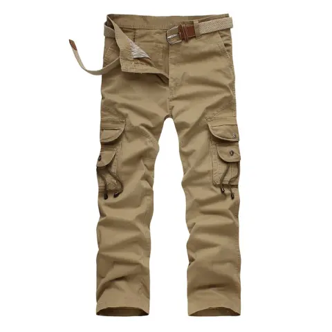 Pockets Loose and Versatile Outdoor Trousers Overalls