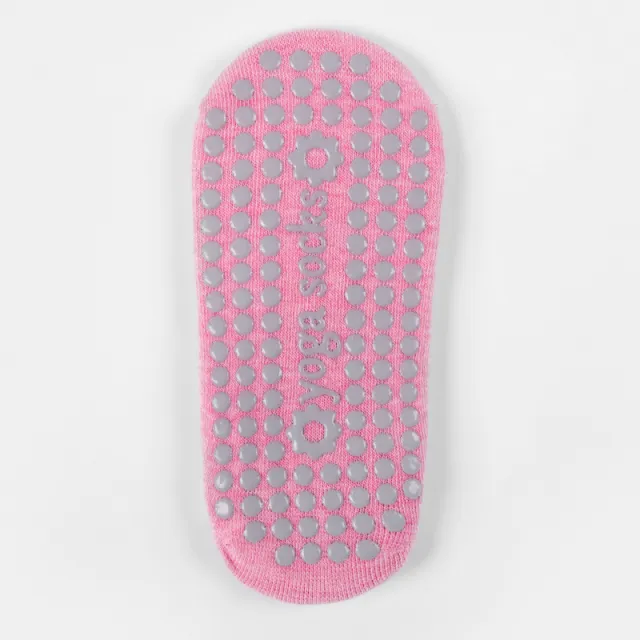 Yoga Socks Ladies Non slip Cross Straps Pilates Cotton Sports Pink - Shop at LoveMi