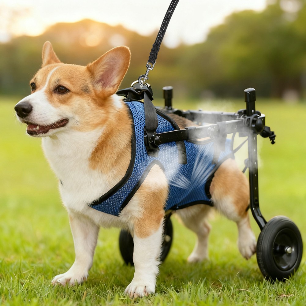 M Adjustable Pet Wheelchair For Cats & Dogs Rear Leg Mobility Aid Support — image 6