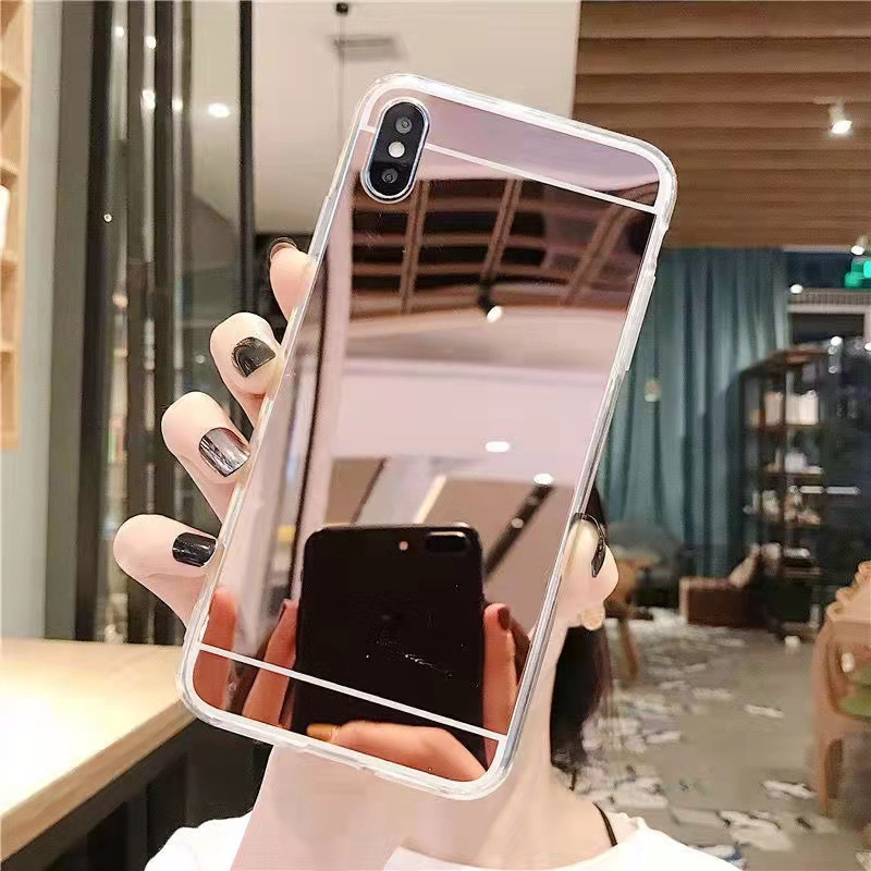 Electroplated Fall Protection Mirror Mobile Phone Case - Image 4