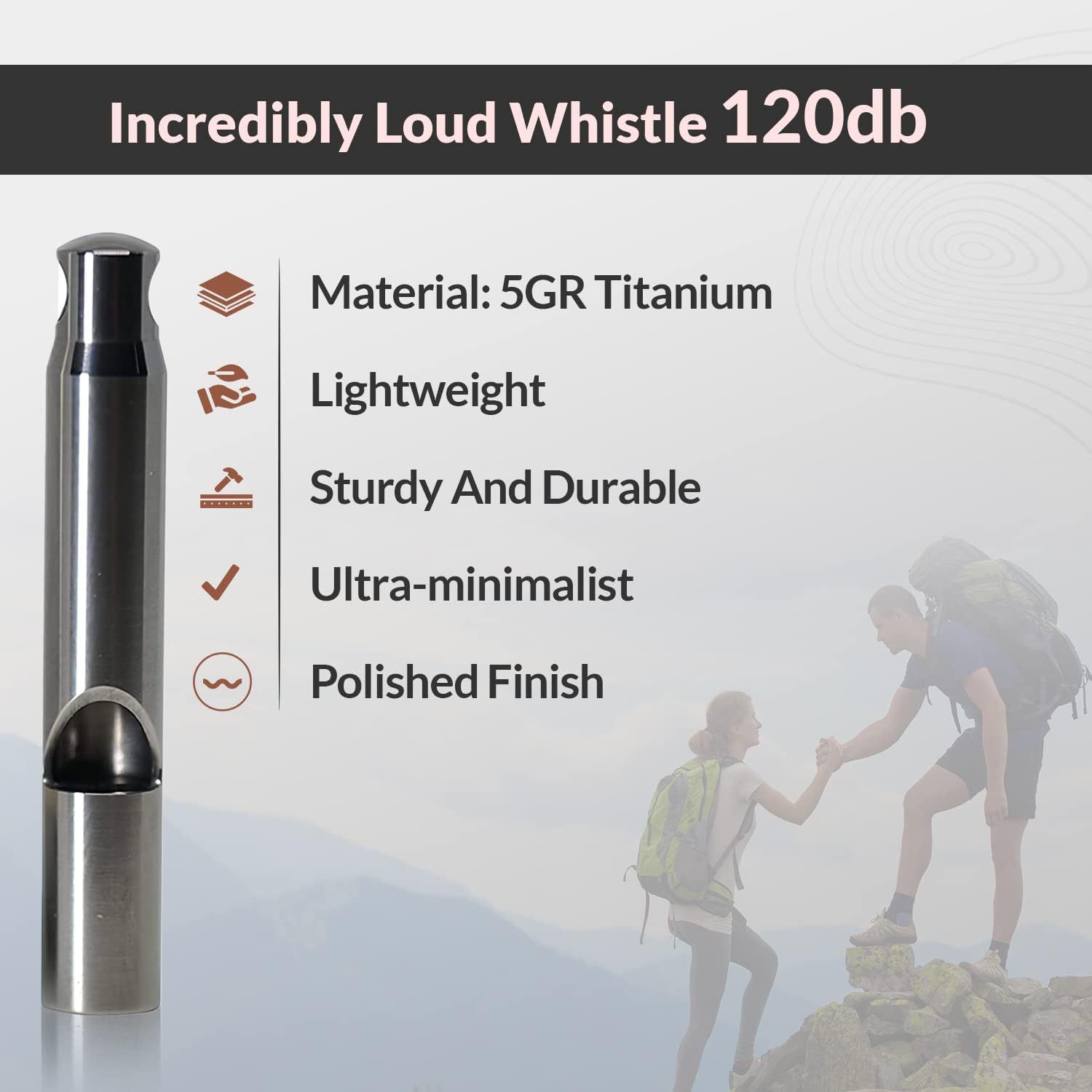 Title 3, Titanium Alloy EDC Whistle Men