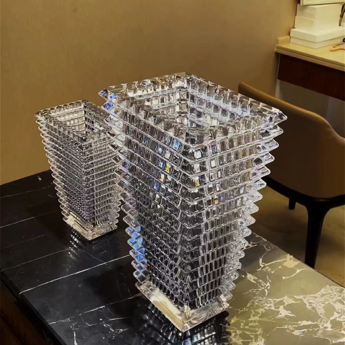 Baccarat Crystal Vase Brilliant Ornament
