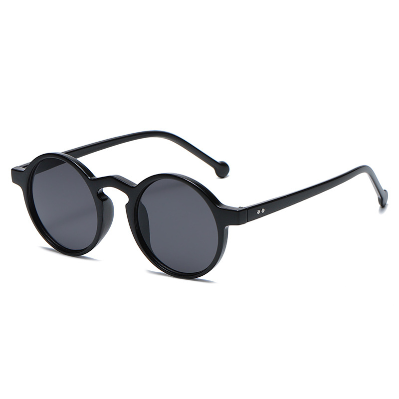 Title 7, Round Retro Small Frame Sunglasses