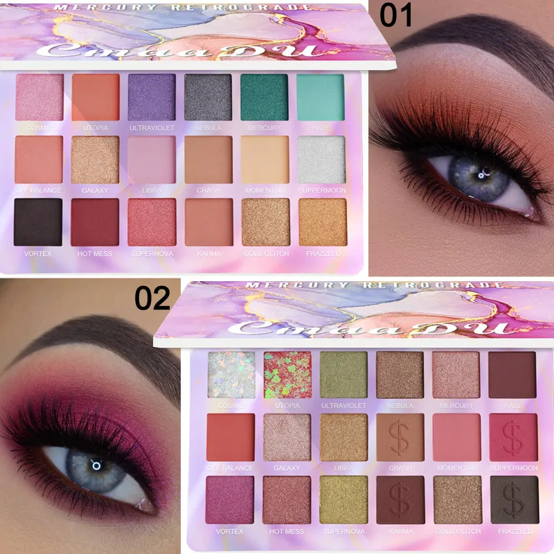 18 Colors EVA Glitter Eyeshadow Palette