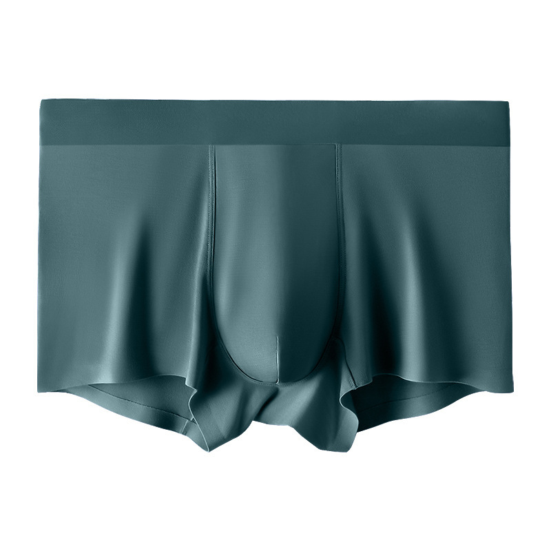 Men's Ice Silk Seamless One Piece Underwear