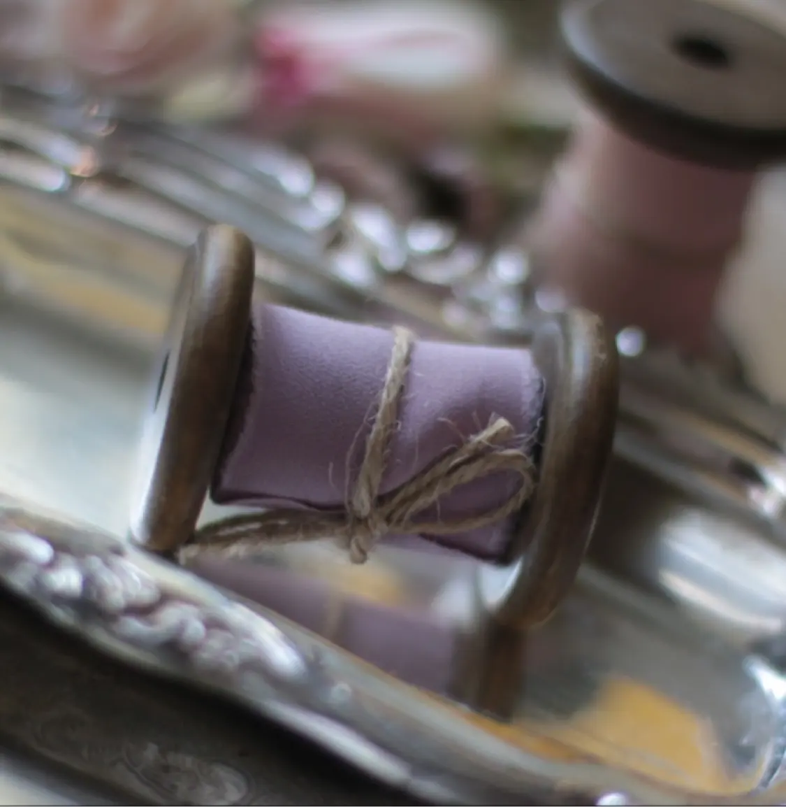 Handmade Botanical Dyed Raw Edge Vintage Wedding