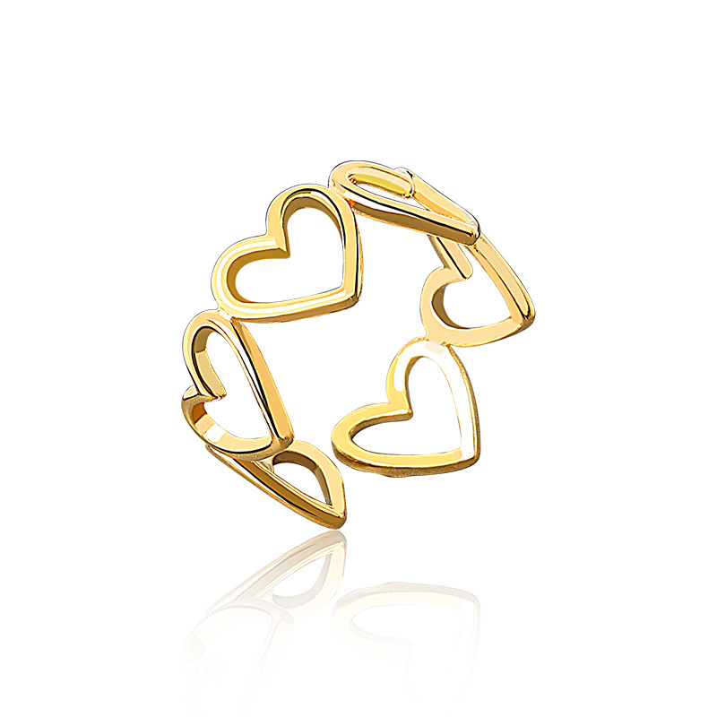 Hollow Love Ring Female Fashion Personality Index Finger