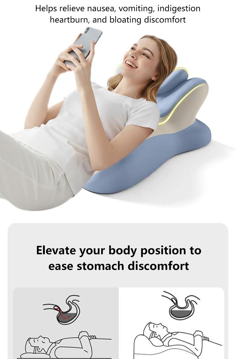 Memory Foam Prone Sleeping Pillow For Relieving Neck Pain And Promoting Deep Sleep. Self-pickup Only.