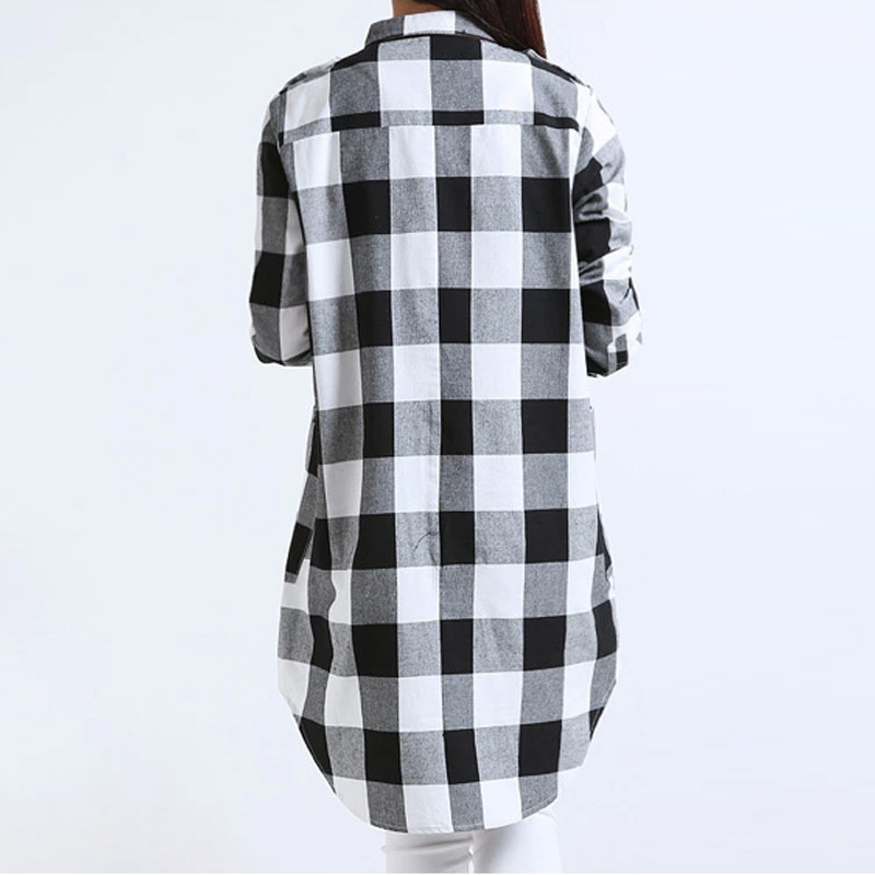 Title 5, Slim Fit Plaid Long Sleeved Shirt