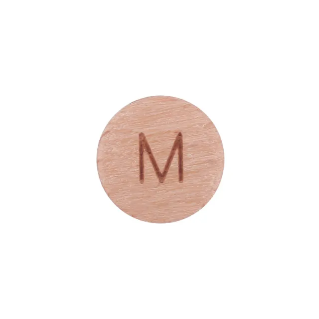Round 26 English Letters Beech Bead DIY Pacifier Chain Accessories M - Shop at LoveMi