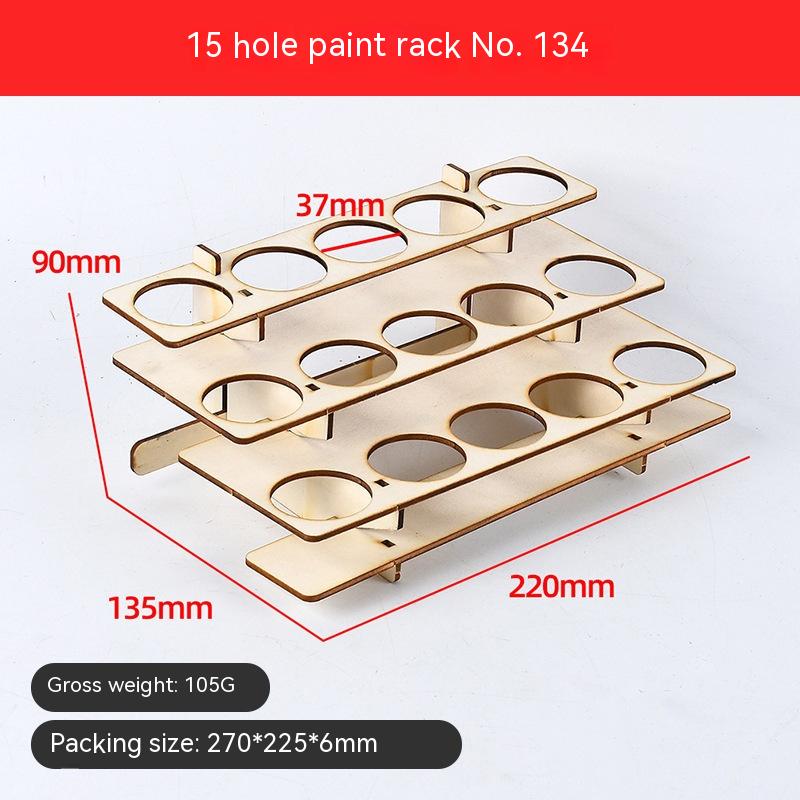 15 Holes Paint Rack 134