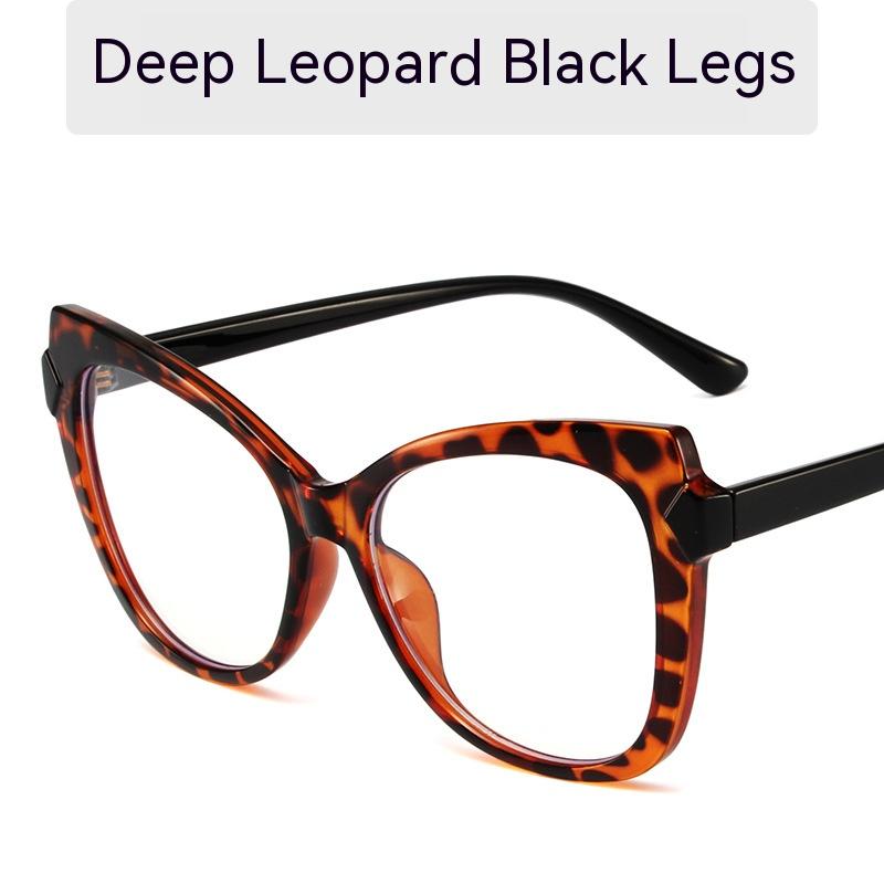 Deep Leopard Print Black Legs