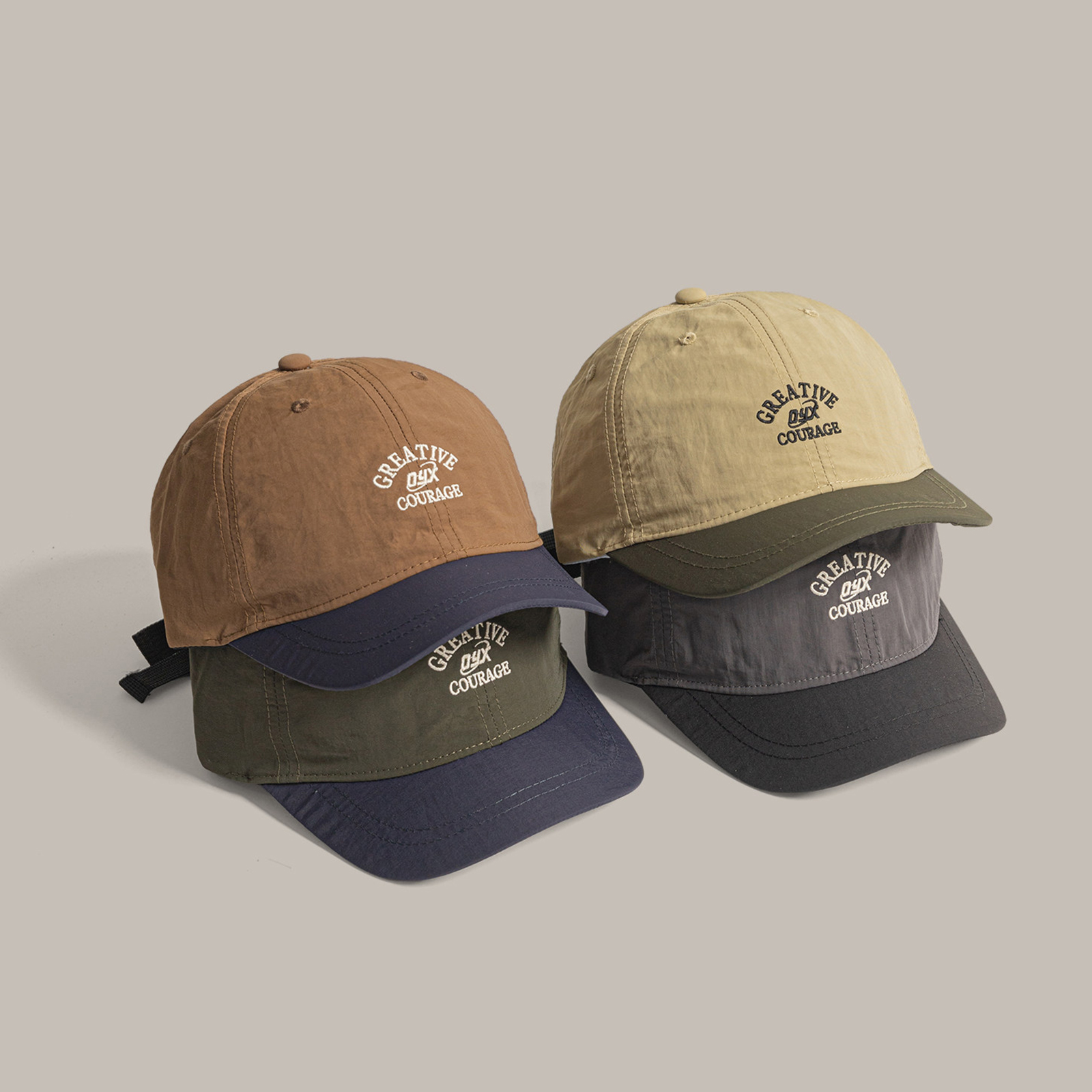 Men's Multi-color Embroidered Letter Style Casual Outdoor Travel Sport Daily Commuting Sun-protective Soft-top Baseball Cap