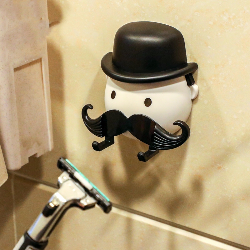 Punch-free Beard Shaver Holder Wall Hanging - Image 12