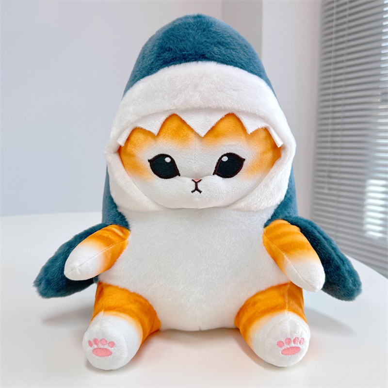 33cm shark cat doll