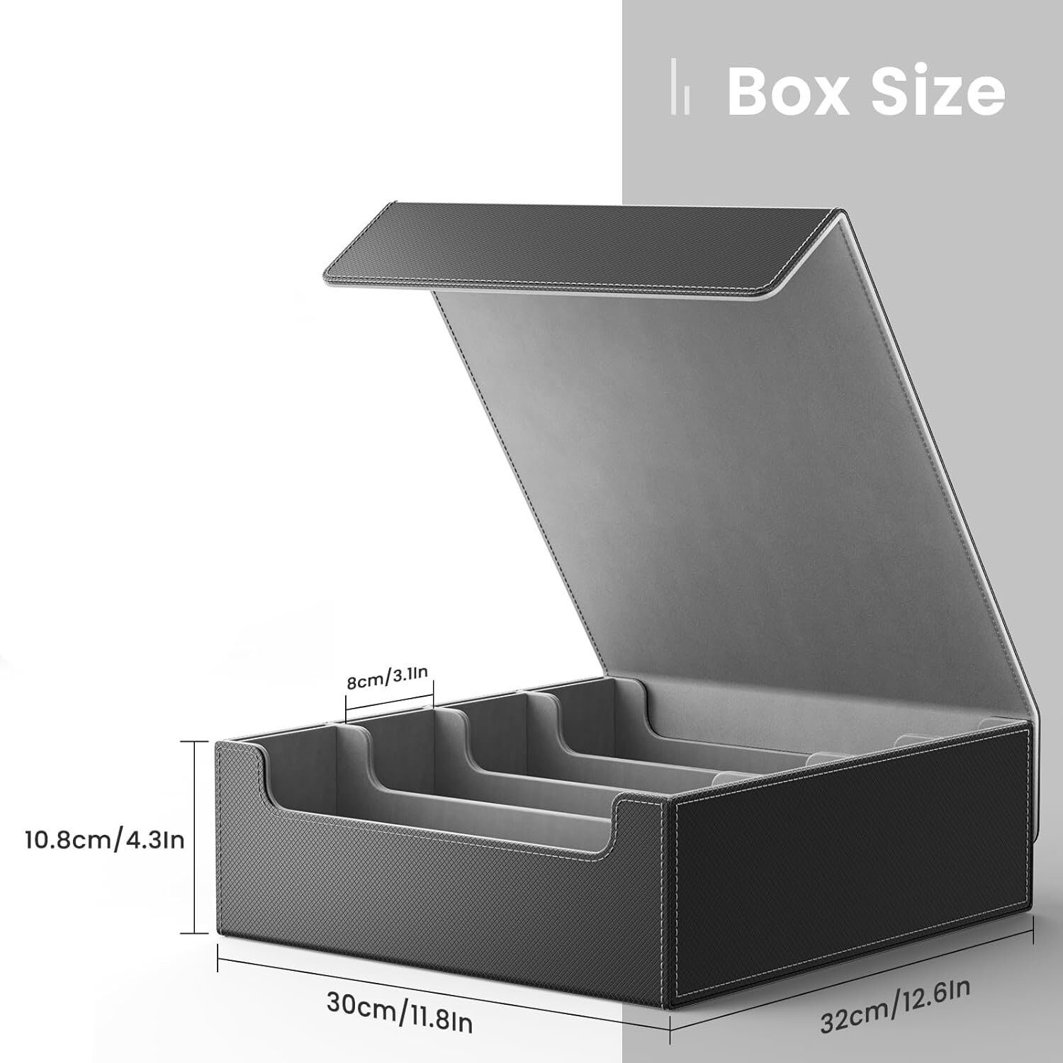 Magic Trading Leather 3000 Cards Deck Box Card Storage For TCG MTG Yugioh UK