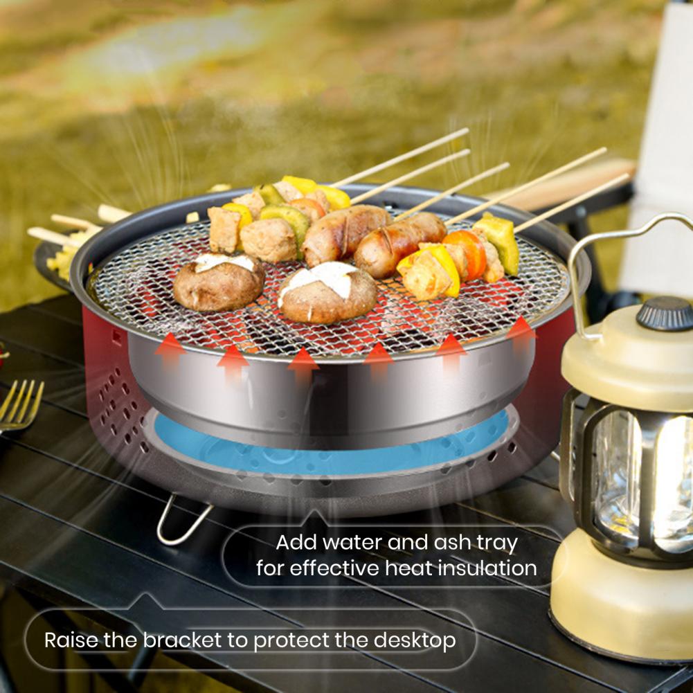 Title 13, Afneembare, deelbare grill voor camping en BBQ....