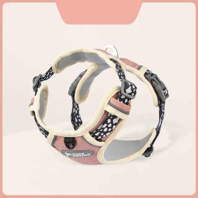 Pet Fashion Simple Chest Strap Leash Set Pink - Shop at LoveMi