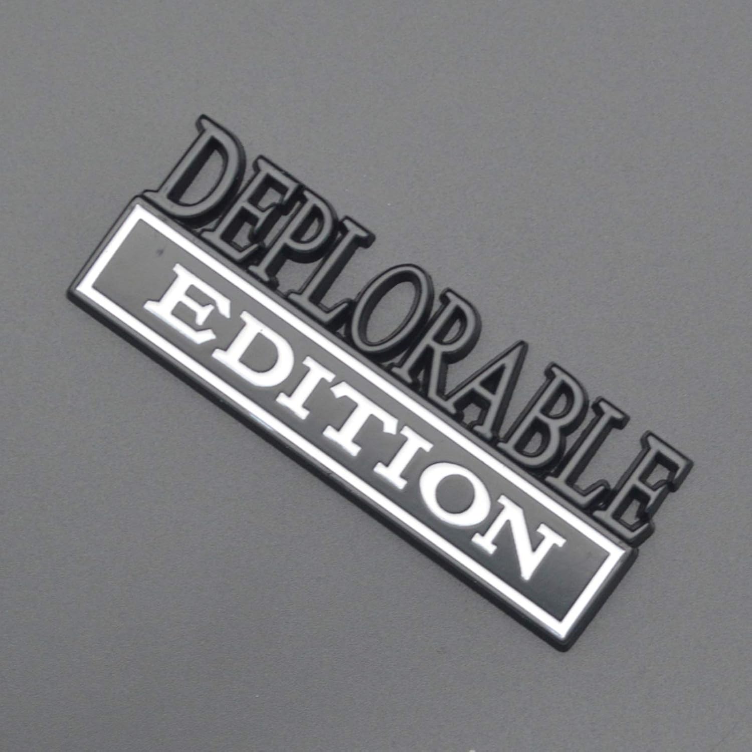 2pcs Deplorable Edition Emblems, Emblem 3D Badge Decal Car Truck SUV,Refrigerator Sticker,Window Display Stickers,Bicycles, Laptops, Fridges