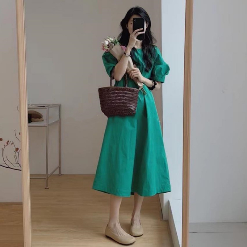 Tea Break Kikyo Dress Female Summer