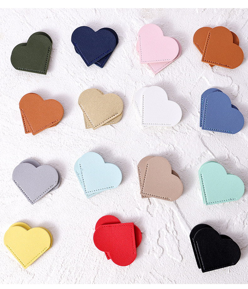 Title 1, Mini-portable Gift Heart-shaped Book Page Clip ...