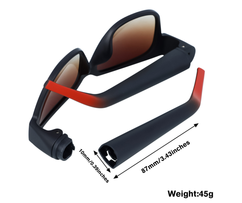 Title 1, Tapered Paper Sunglasses Hidden Horn Storage Tube